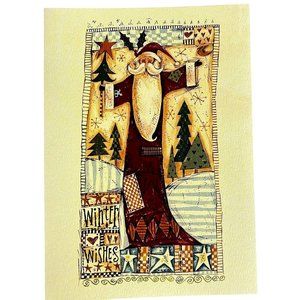 11 Hollyville Winter Wishes Christmas Cards Santa Claus Masterpiece Studio